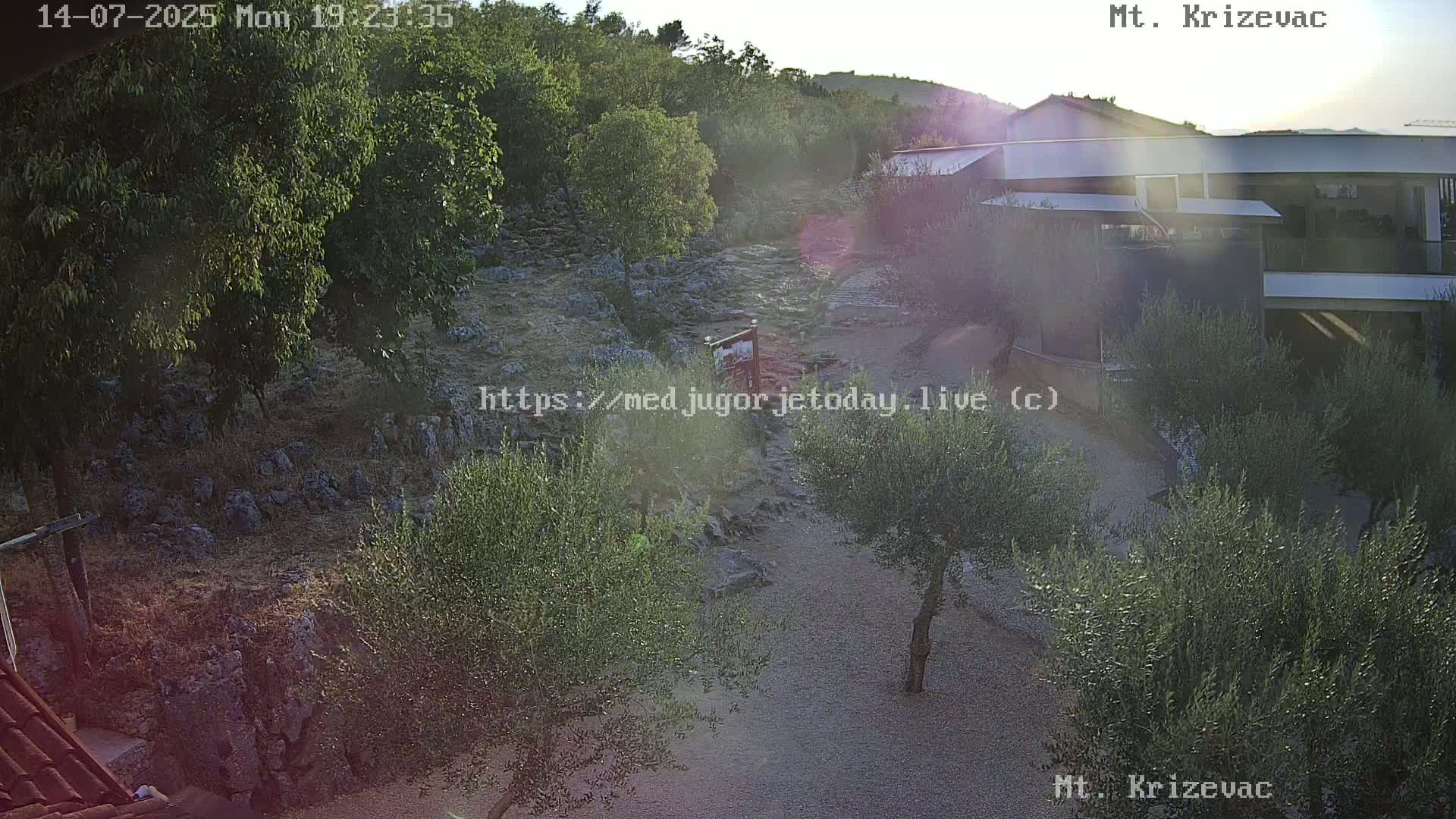 Medjugorje,  Mt. Krizevac Mount Walkway Live Cam - Bijakovici, Citluk, Herzegovina-Neretva, Federation of Bosnia and Herzegovina, Bosnia and Herzegovina