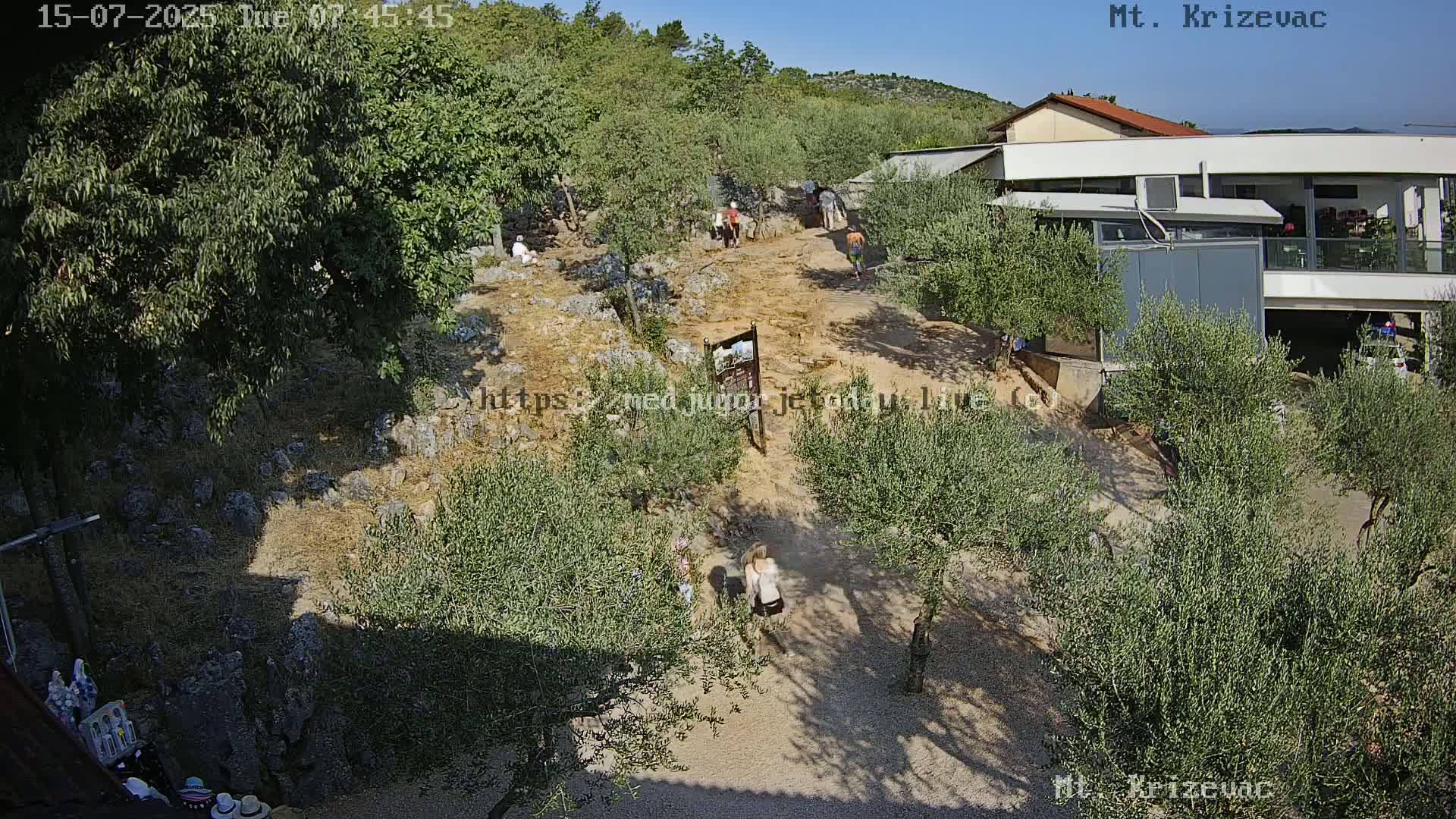 Medjugorje,  Mt. Krizevac Mount Walkway Live Cam - Bijakovici, Citluk, Herzegovina-Neretva, Federation of Bosnia and Herzegovina, Bosnia and Herzegovina