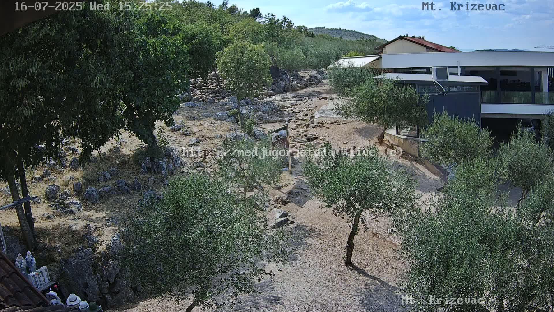 Medjugorje,  Mt. Krizevac Mount Walkway Live Cam - Bijakovici, Citluk, Herzegovina-Neretva, Federation of Bosnia and Herzegovina, Bosnia and Herzegovina