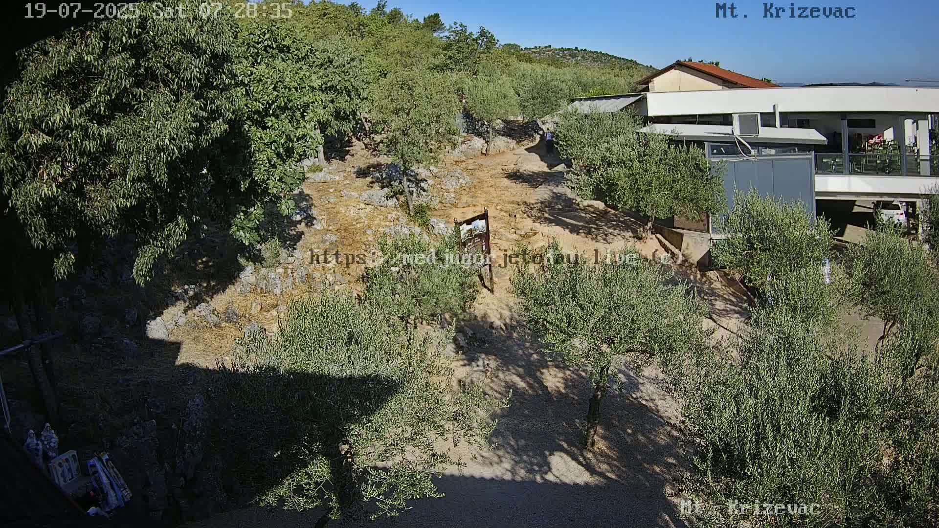 Medjugorje,  Mt. Krizevac Mount Walkway Live Cam - Bijakovici, Citluk, Herzegovina-Neretva, Federation of Bosnia and Herzegovina, Bosnia and Herzegovina
