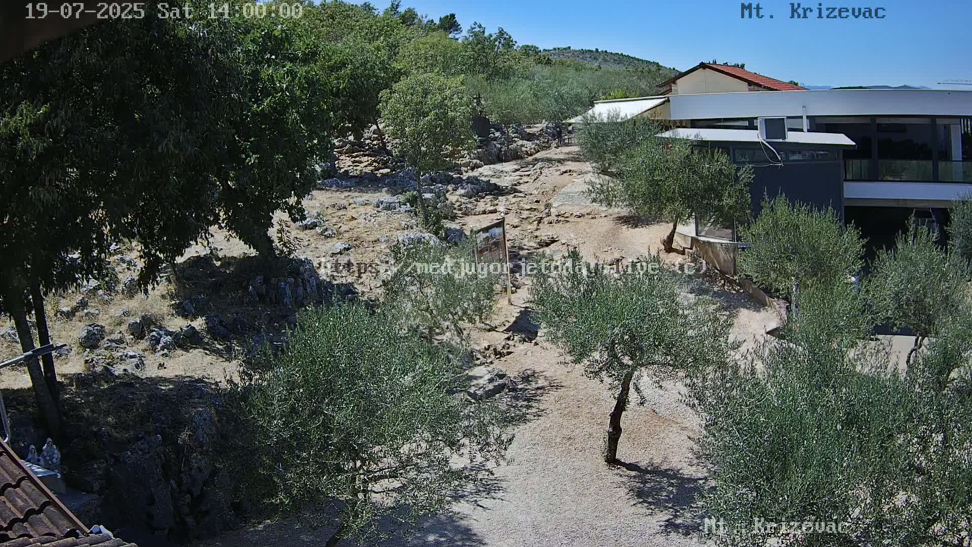 Medjugorje,  Mt. Krizevac Mount Walkway Live Cam - Bijakovici, Citluk, Herzegovina-Neretva, Federation of Bosnia and Herzegovina, Bosnia and Herzegovina