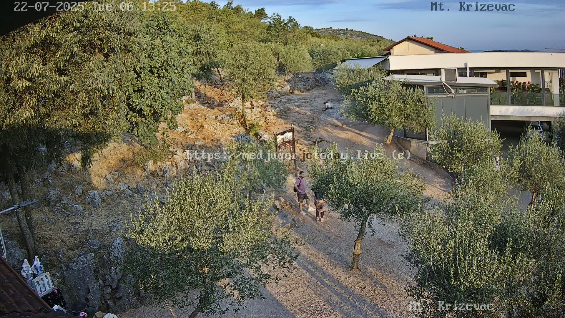 Medjugorje,  Mt. Krizevac Mount Walkway Live Cam - Bijakovici, Citluk, Herzegovina-Neretva, Federation of Bosnia and Herzegovina, Bosnia and Herzegovina