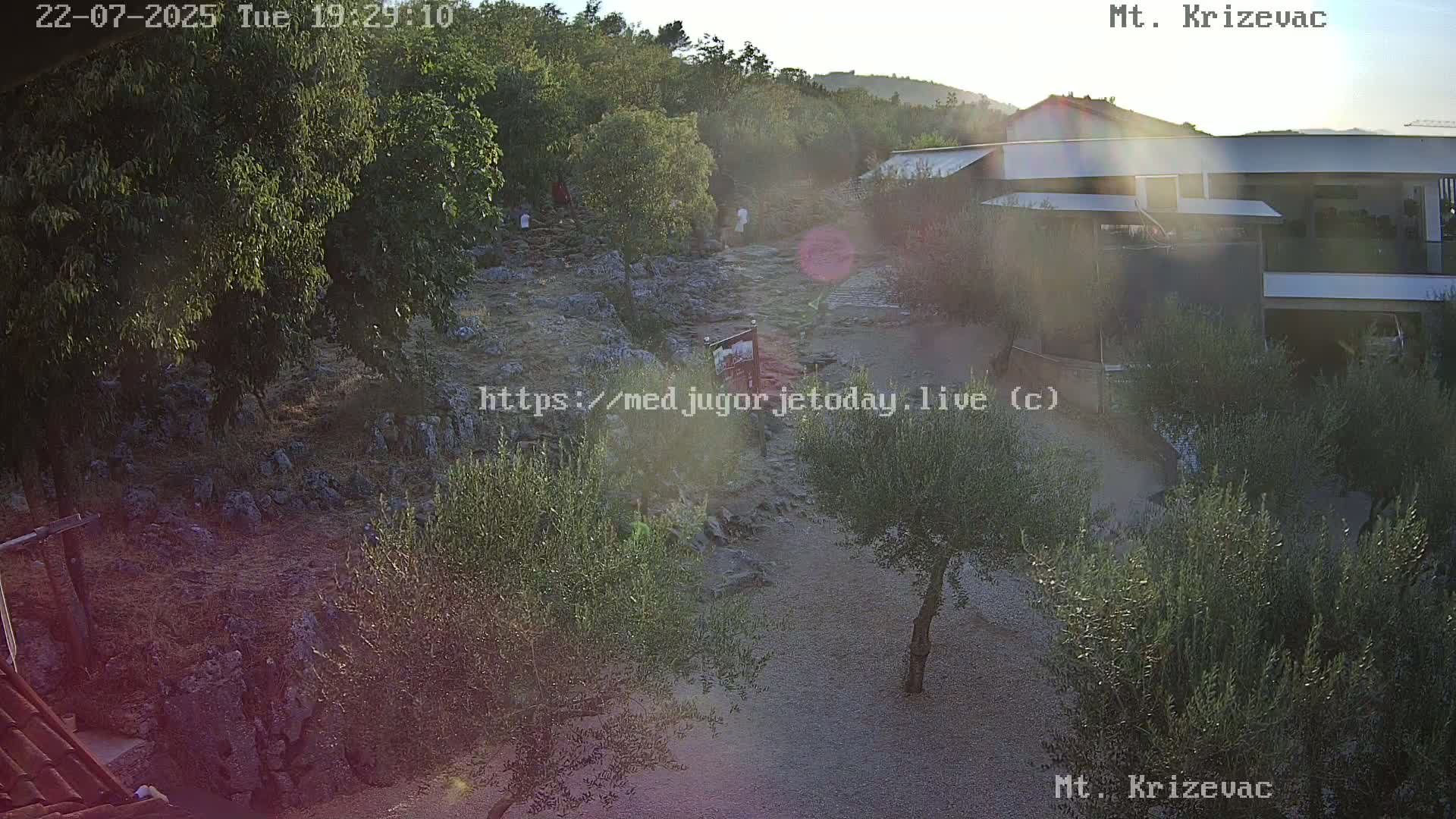 Medjugorje,  Mt. Krizevac Mount Walkway Live Cam - Bijakovici, Citluk, Herzegovina-Neretva, Federation of Bosnia and Herzegovina, Bosnia and Herzegovina