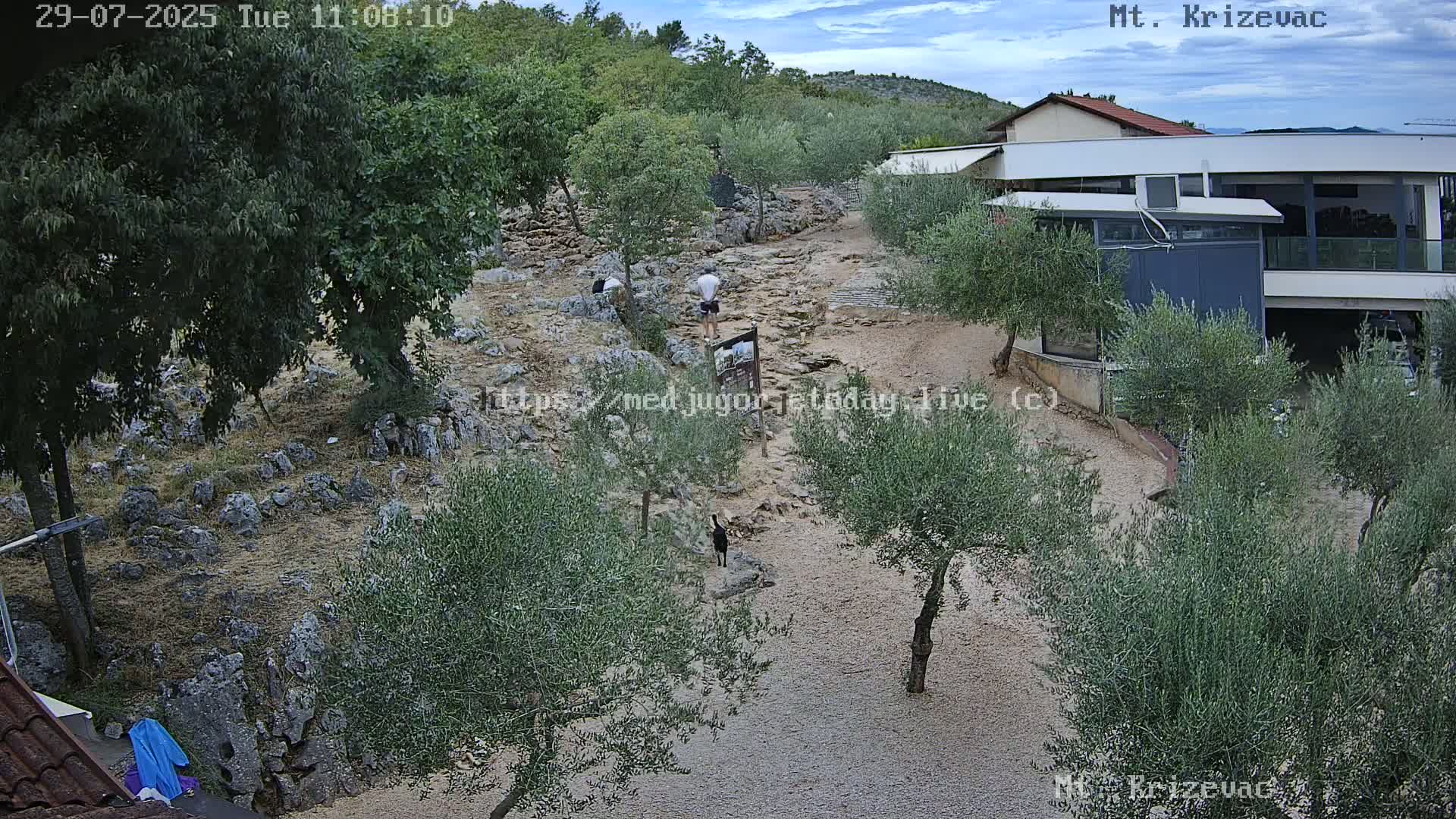 Medjugorje,  Mt. Krizevac Mount Walkway Live Cam - Bijakovici, Citluk, Herzegovina-Neretva, Federation of Bosnia and Herzegovina, Bosnia and Herzegovina