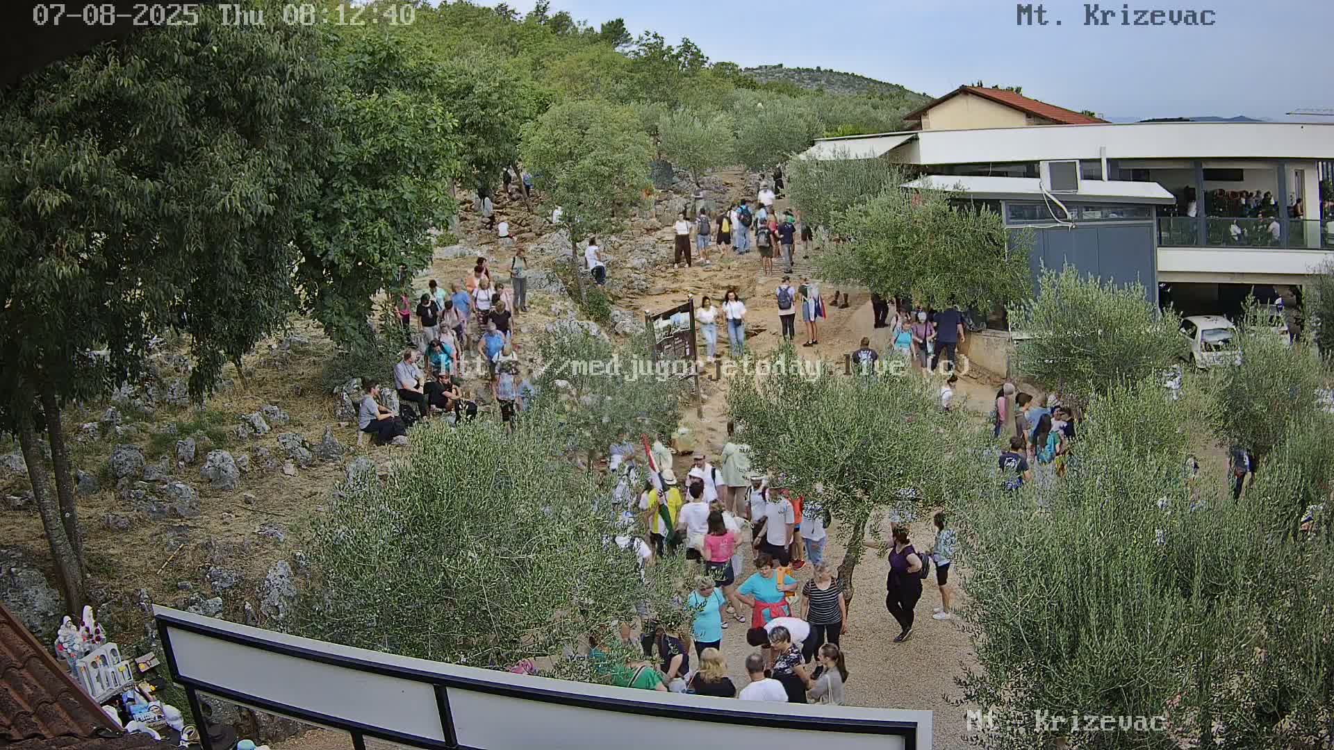 Medjugorje,  Mt. Krizevac Mount Walkway Live Cam - Bijakovici, Citluk, Herzegovina-Neretva, Federation of Bosnia and Herzegovina, Bosnia and Herzegovina