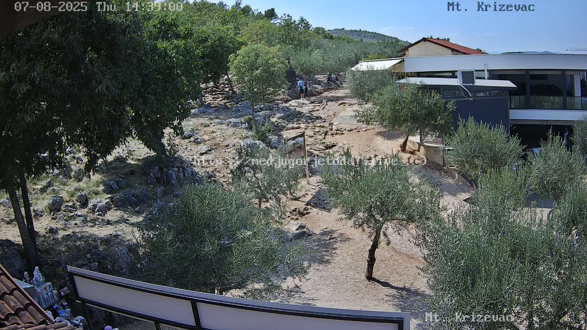 Medjugorje,  Mt. Krizevac Mount Walkway Live Cam - Bijakovici, Citluk, Herzegovina-Neretva, Federation of Bosnia and Herzegovina, Bosnia and Herzegovina