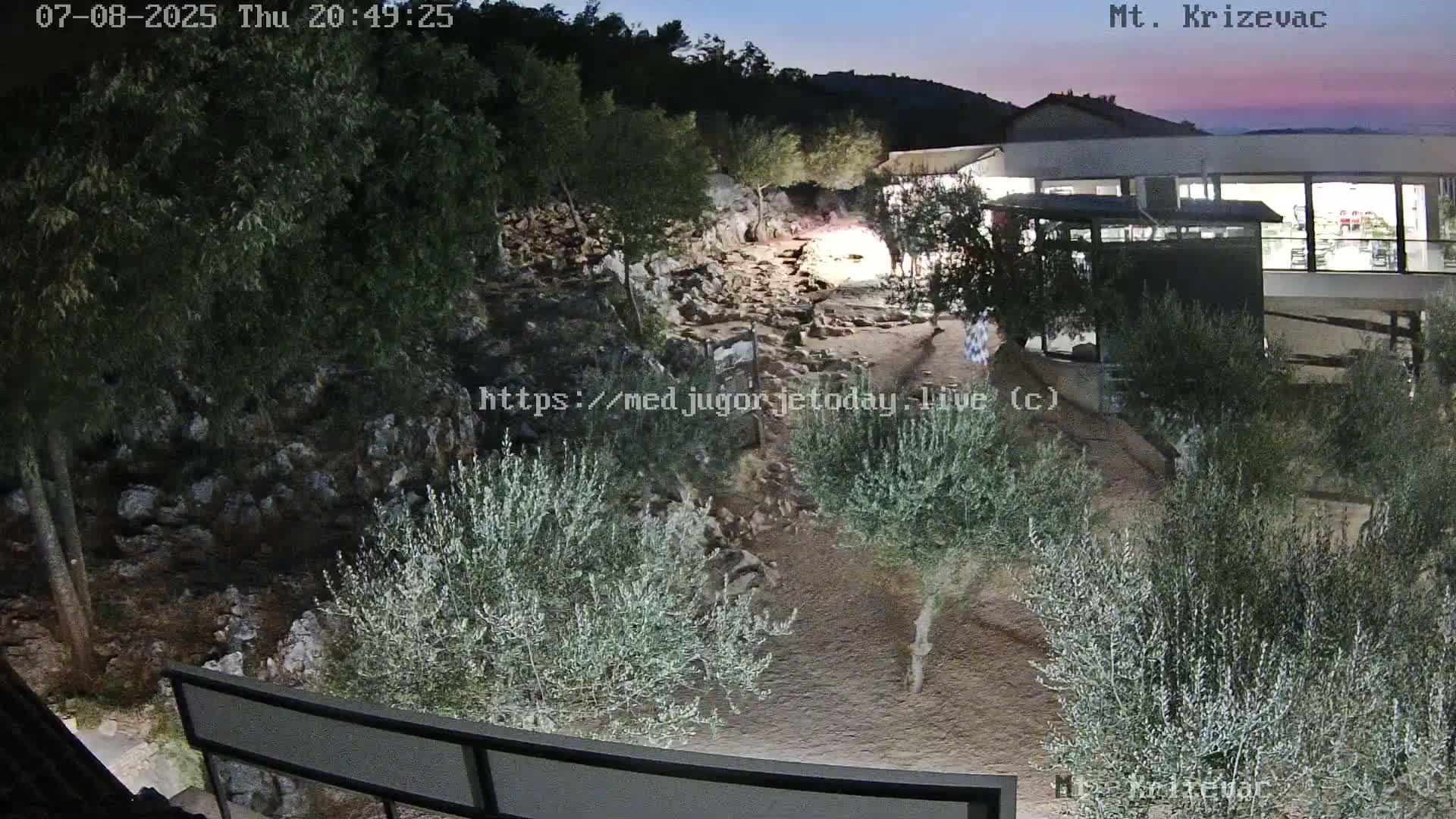 Medjugorje,  Mt. Krizevac Mount Walkway Live Cam - Bijakovici, Citluk, Herzegovina-Neretva, Federation of Bosnia and Herzegovina, Bosnia and Herzegovina