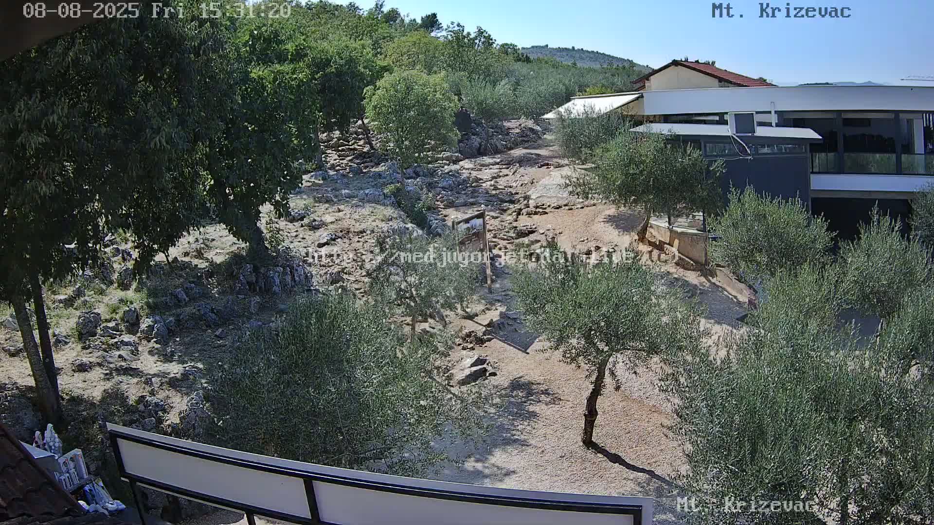 Medjugorje,  Mt. Krizevac Mount Walkway Live Cam - Bijakovici, Citluk, Herzegovina-Neretva, Federation of Bosnia and Herzegovina, Bosnia and Herzegovina