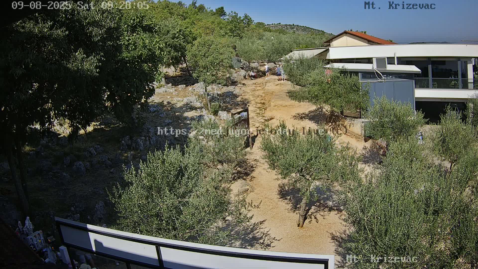 Medjugorje,  Mt. Krizevac Mount Walkway Live Cam - Bijakovici, Citluk, Herzegovina-Neretva, Federation of Bosnia and Herzegovina, Bosnia and Herzegovina