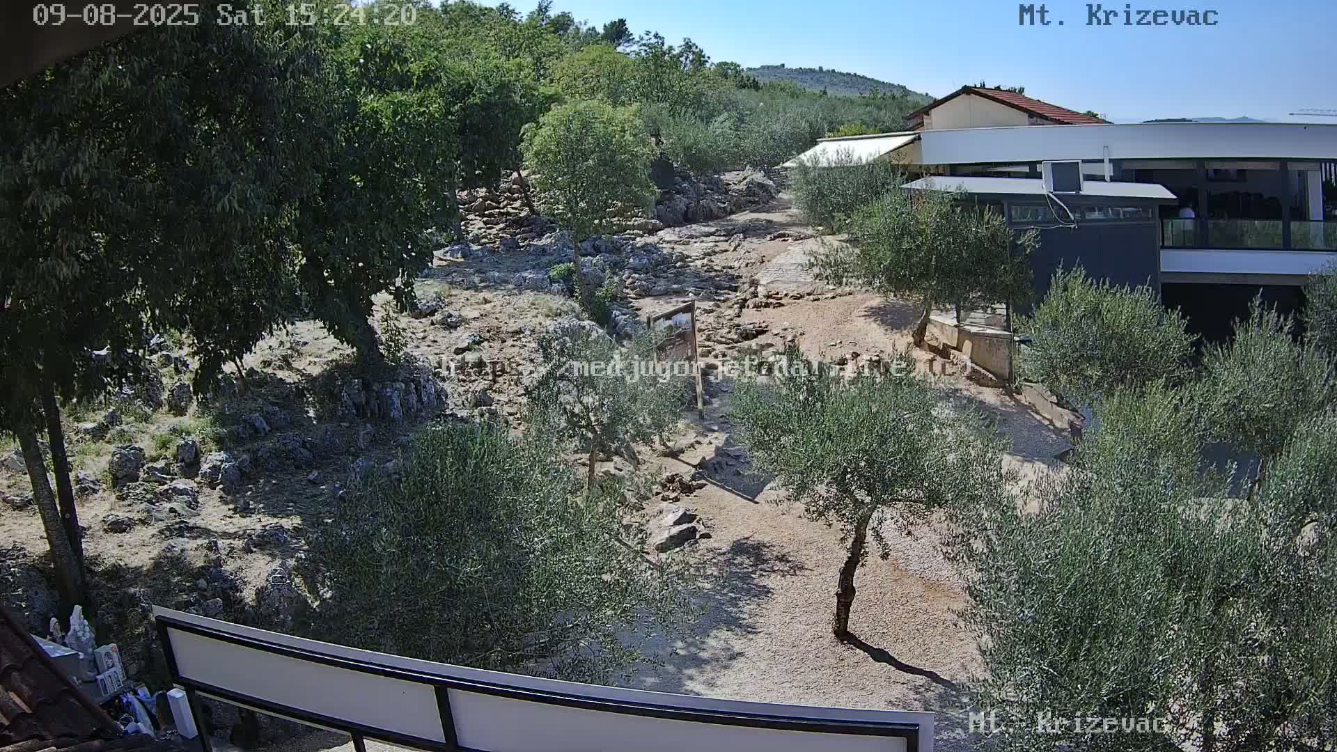 Medjugorje,  Mt. Krizevac Mount Walkway Live Cam - Bijakovici, Citluk, Herzegovina-Neretva, Federation of Bosnia and Herzegovina, Bosnia and Herzegovina
