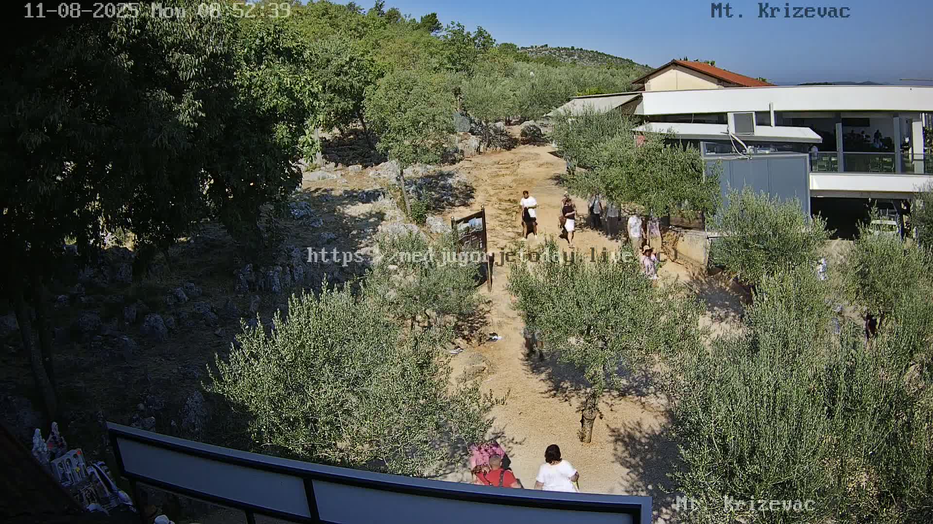 Medjugorje,  Mt. Krizevac Mount Walkway Live Cam - Bijakovici, Citluk, Herzegovina-Neretva, Federation of Bosnia and Herzegovina, Bosnia and Herzegovina