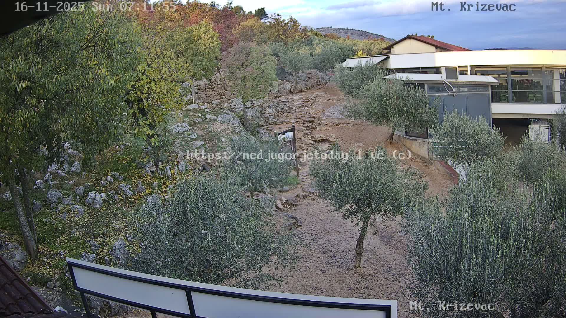Medjugorje,  Mt. Krizevac Mount Walkway Live Cam - Bijakovici, Citluk, Herzegovina-Neretva, Federation of Bosnia and Herzegovina, Bosnia and Herzegovina