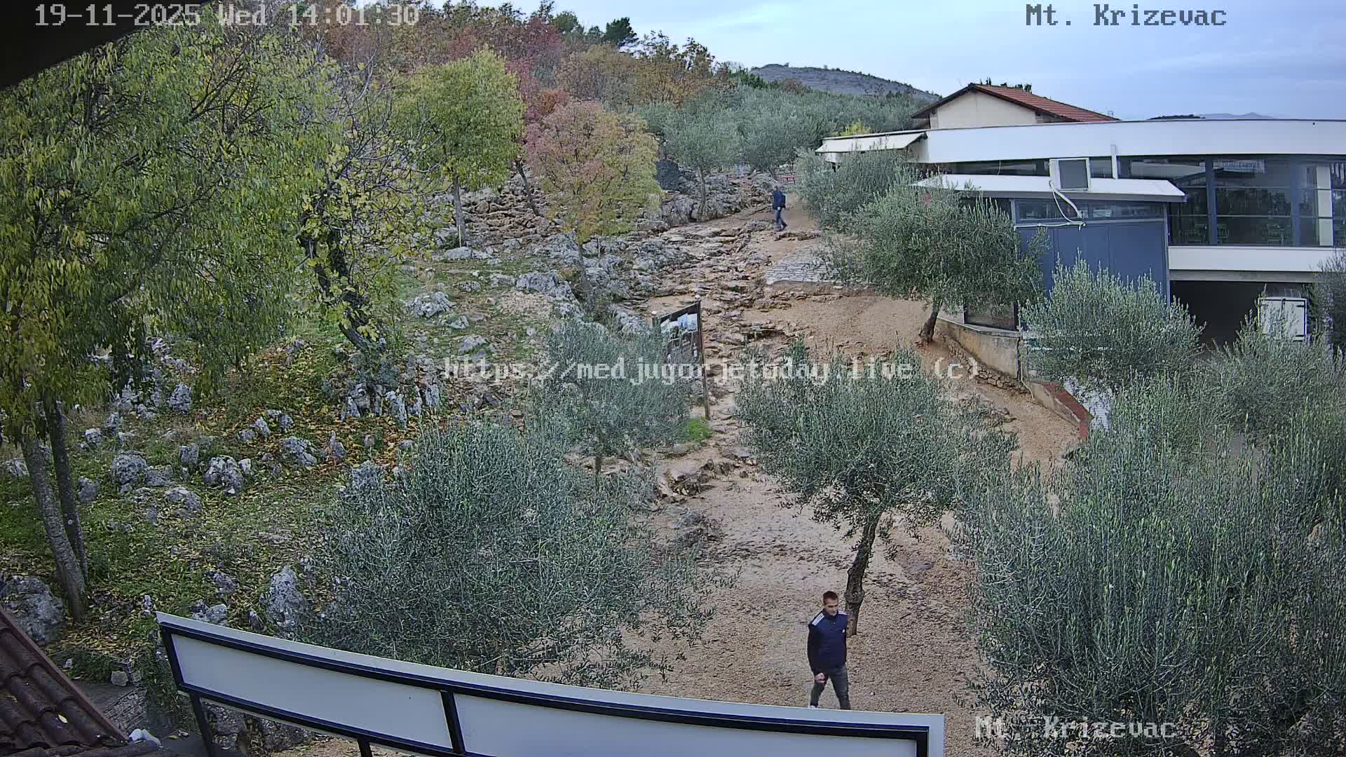 Medjugorje,  Mt. Krizevac Mount Walkway Live Cam - Bijakovici, Citluk, Herzegovina-Neretva, Federation of Bosnia and Herzegovina, Bosnia and Herzegovina