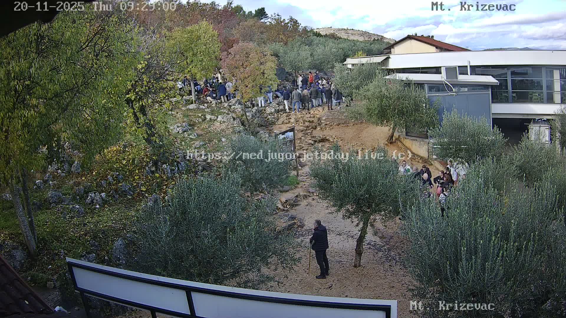 Medjugorje,  Mt. Krizevac Mount Walkway Live Cam - Bijakovici, Citluk, Herzegovina-Neretva, Federation of Bosnia and Herzegovina, Bosnia and Herzegovina