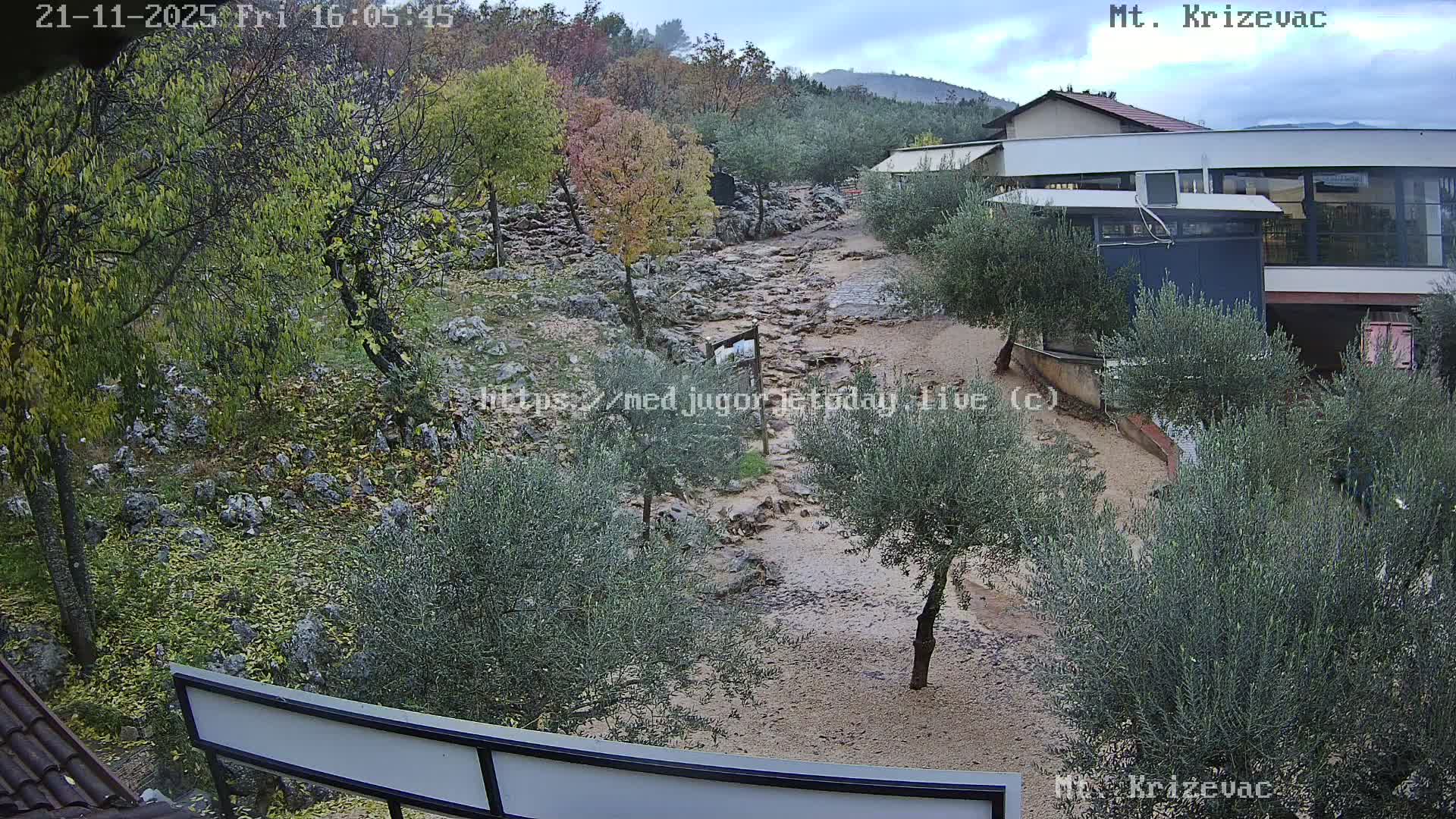 Medjugorje,  Mt. Krizevac Mount Walkway Live Cam - Bijakovici, Citluk, Herzegovina-Neretva, Federation of Bosnia and Herzegovina, Bosnia and Herzegovina