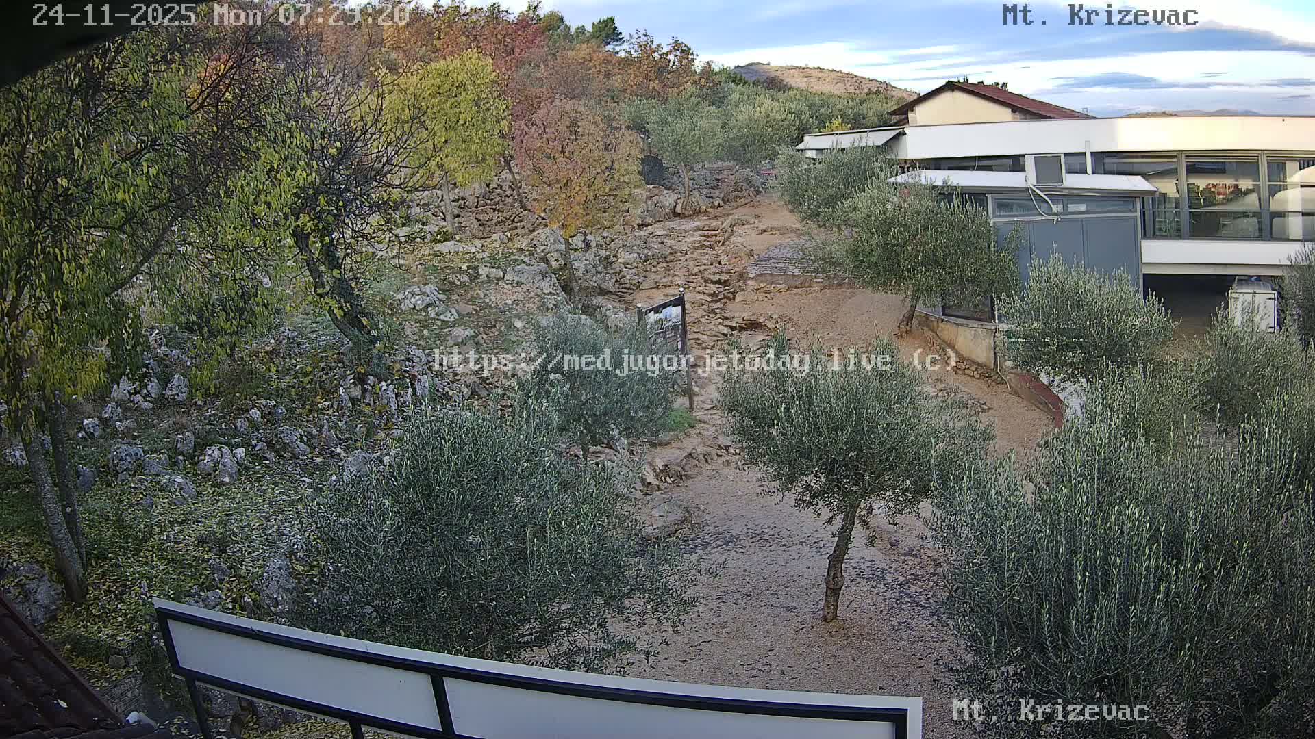 Medjugorje,  Mt. Krizevac Mount Walkway Live Cam - Bijakovici, Citluk, Herzegovina-Neretva, Federation of Bosnia and Herzegovina, Bosnia and Herzegovina