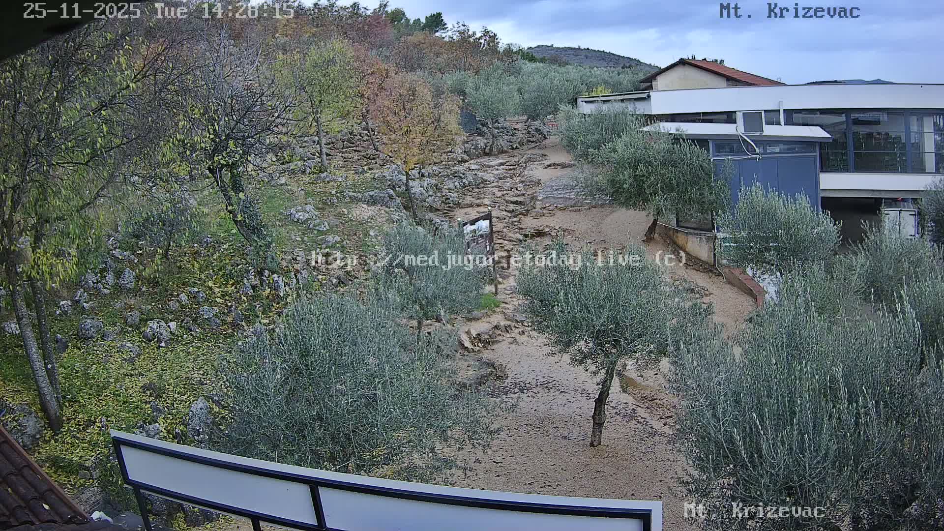 Medjugorje,  Mt. Krizevac Mount Walkway Live Cam - Bijakovici, Citluk, Herzegovina-Neretva, Federation of Bosnia and Herzegovina, Bosnia and Herzegovina