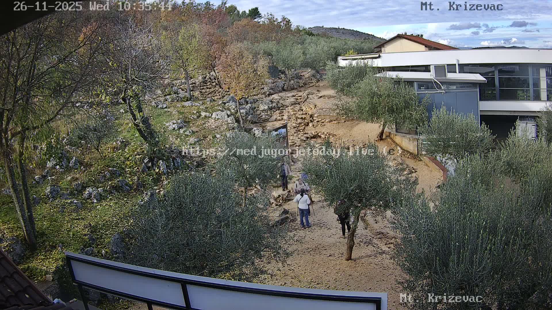 Medjugorje,  Mt. Krizevac Mount Walkway Live Cam - Bijakovici, Citluk, Herzegovina-Neretva, Federation of Bosnia and Herzegovina, Bosnia and Herzegovina