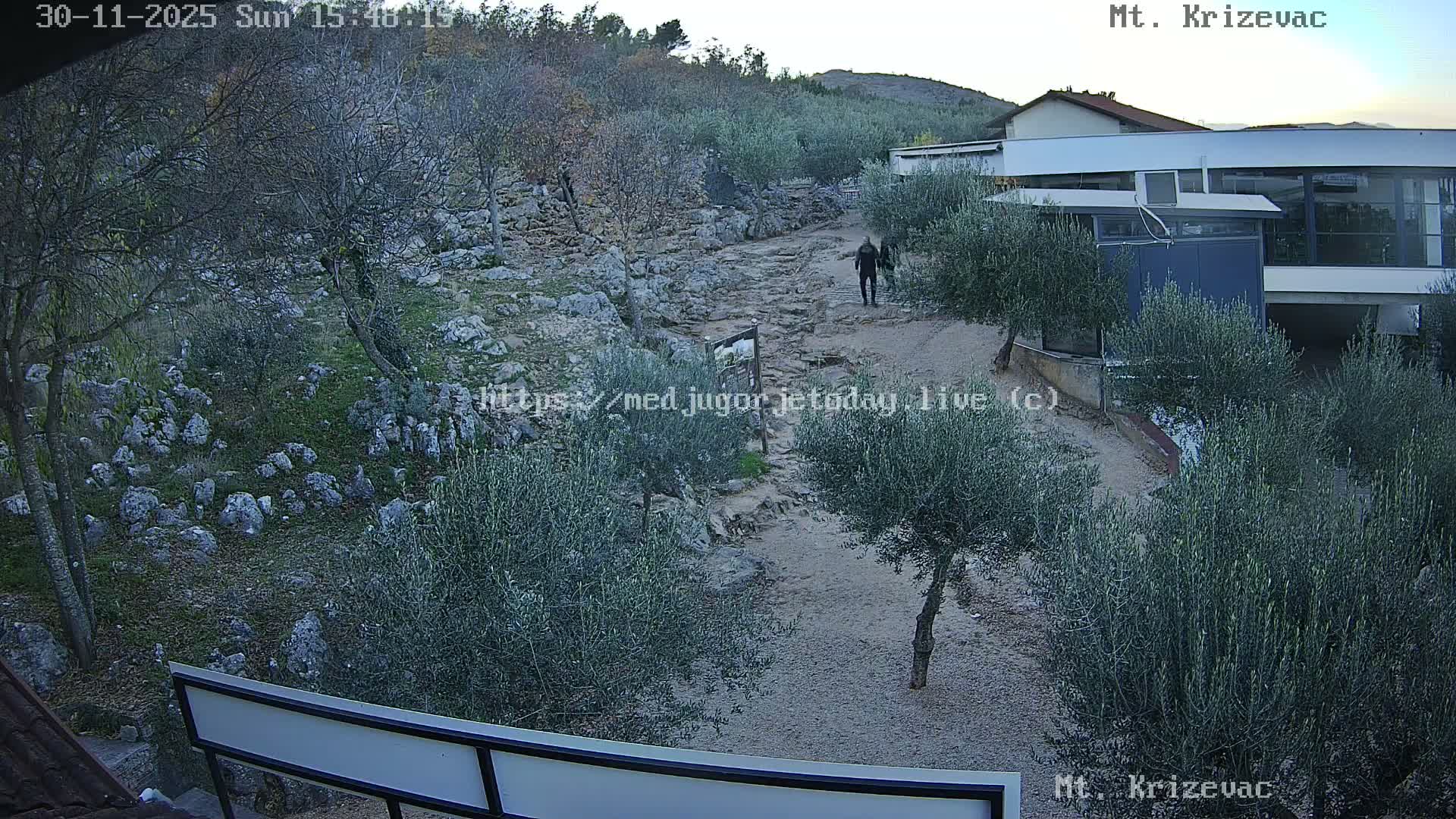 Medjugorje,  Mt. Krizevac Mount Walkway Live Cam - Bijakovici, Citluk, Herzegovina-Neretva, Federation of Bosnia and Herzegovina, Bosnia and Herzegovina