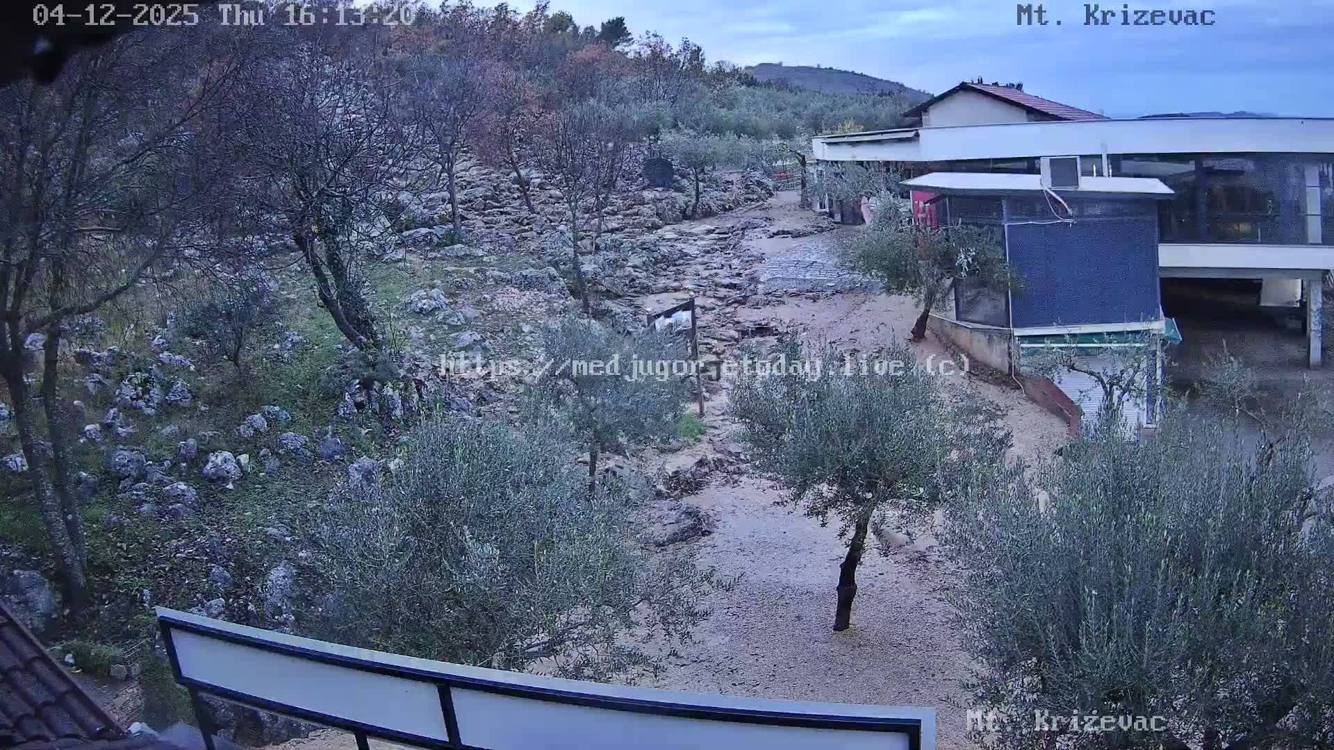 Medjugorje,  Mt. Krizevac Mount Walkway Live Cam - Bijakovici, Citluk, Herzegovina-Neretva, Federation of Bosnia and Herzegovina, Bosnia and Herzegovina