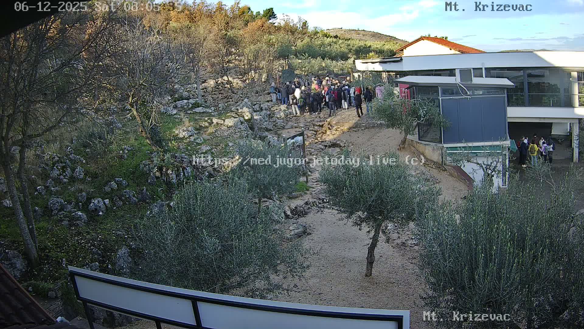 Medjugorje,  Mt. Krizevac Mount Walkway Live Cam - Bijakovici, Citluk, Herzegovina-Neretva, Federation of Bosnia and Herzegovina, Bosnia and Herzegovina