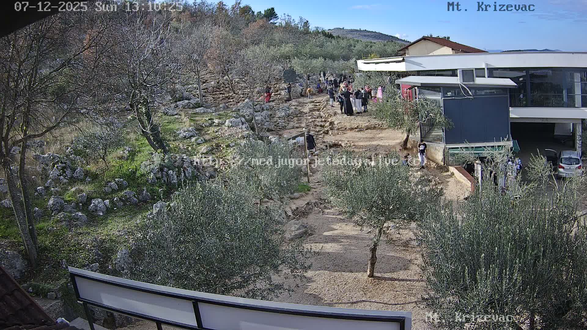 Medjugorje,  Mt. Krizevac Mount Walkway Live Cam - Bijakovici, Citluk, Herzegovina-Neretva, Federation of Bosnia and Herzegovina, Bosnia and Herzegovina
