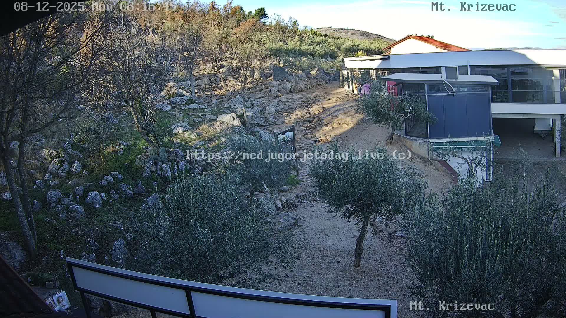 Medjugorje,  Mt. Krizevac Mount Walkway Live Cam - Bijakovici, Citluk, Herzegovina-Neretva, Federation of Bosnia and Herzegovina, Bosnia and Herzegovina