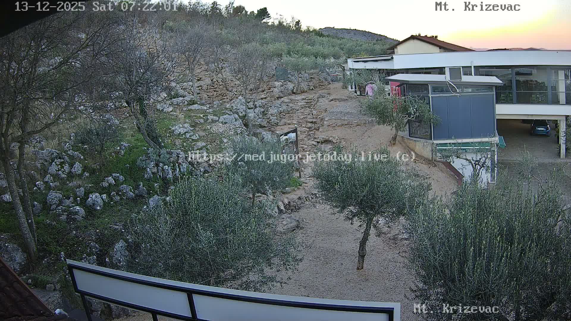 Medjugorje,  Mt. Krizevac Mount Walkway Live Cam - Bijakovici, Citluk, Herzegovina-Neretva, Federation of Bosnia and Herzegovina, Bosnia and Herzegovina