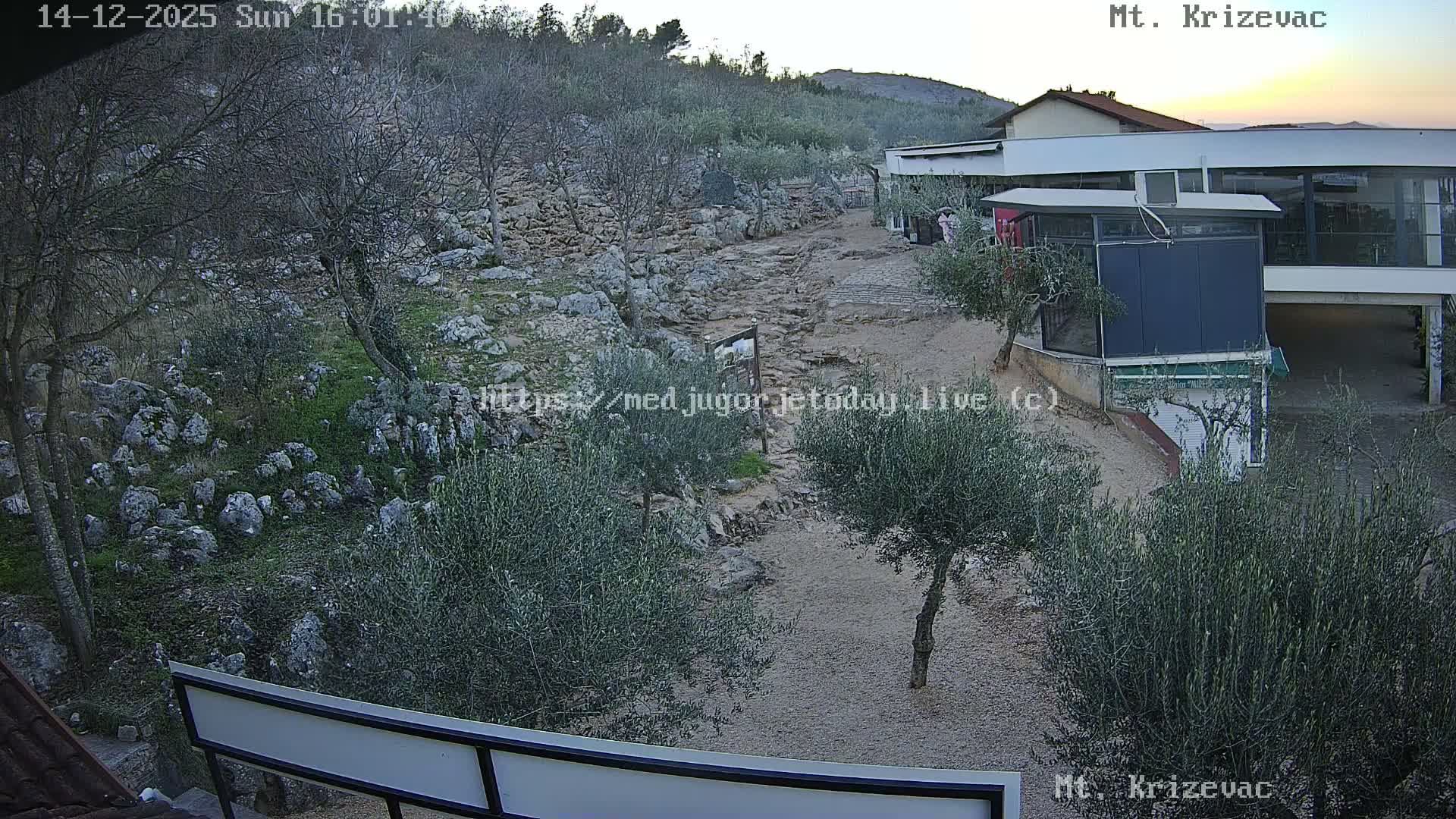 Medjugorje,  Mt. Krizevac Mount Walkway Live Cam - Bijakovici, Citluk, Herzegovina-Neretva, Federation of Bosnia and Herzegovina, Bosnia and Herzegovina