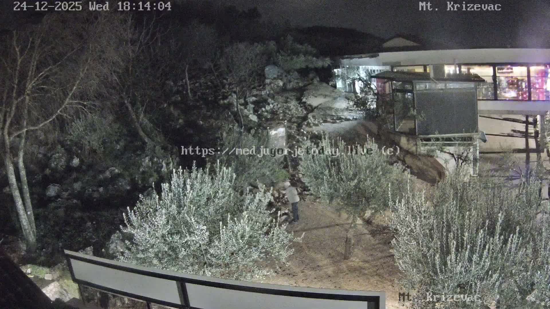 Medjugorje,  Mt. Krizevac Mount Walkway Live Cam - Bijakovici, Citluk, Herzegovina-Neretva, Federation of Bosnia and Herzegovina, Bosnia and Herzegovina