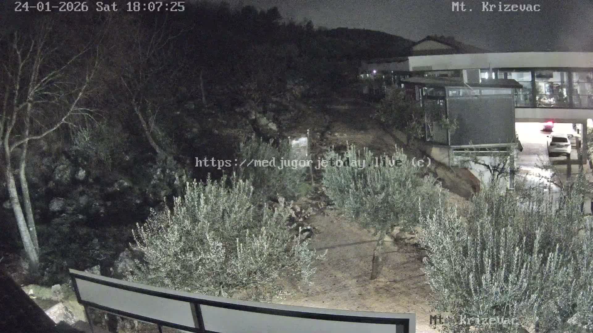 Medjugorje,  Mt. Krizevac Mount Walkway Live Cam - Bijakovici, Citluk, Herzegovina-Neretva, Federation of Bosnia and Herzegovina, Bosnia and Herzegovina