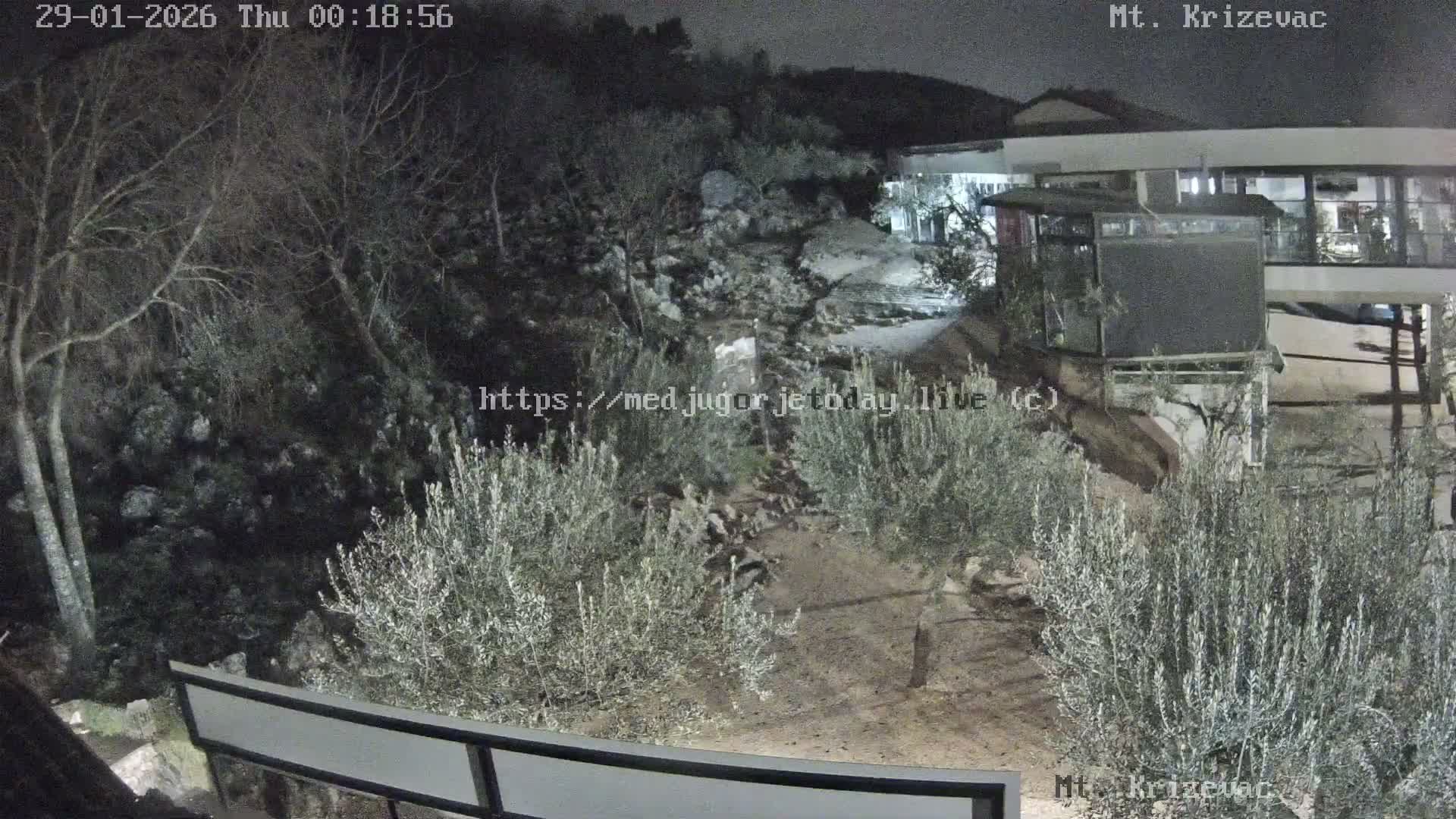 Medjugorje,  Mt. Krizevac Mount Walkway Live Cam - Bijakovici, Citluk, Herzegovina-Neretva, Federation of Bosnia and Herzegovina, Bosnia and Herzegovina