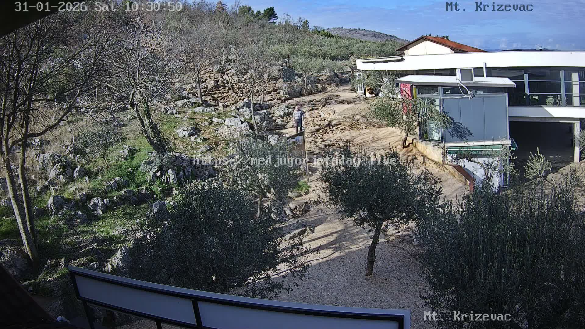 Medjugorje,  Mt. Krizevac Mount Walkway Live Cam - Bijakovici, Citluk, Herzegovina-Neretva, Federation of Bosnia and Herzegovina, Bosnia and Herzegovina