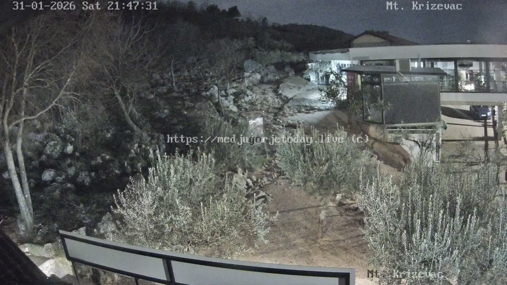 Medjugorje,  Mt. Krizevac Mount Walkway Live Cam - Bijakovici, Citluk, Herzegovina-Neretva, Federation of Bosnia and Herzegovina, Bosnia and Herzegovina