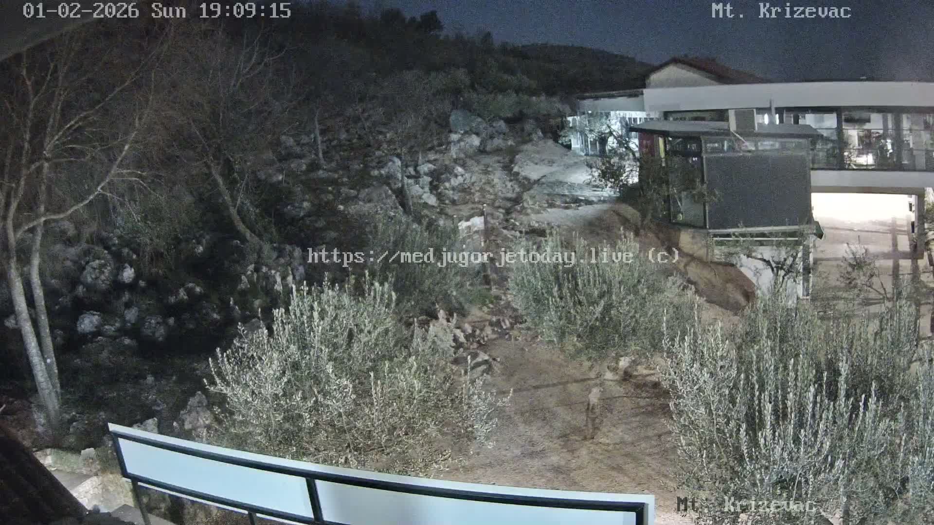 Medjugorje,  Mt. Krizevac Mount Walkway Live Cam - Bijakovici, Citluk, Herzegovina-Neretva, Federation of Bosnia and Herzegovina, Bosnia and Herzegovina
