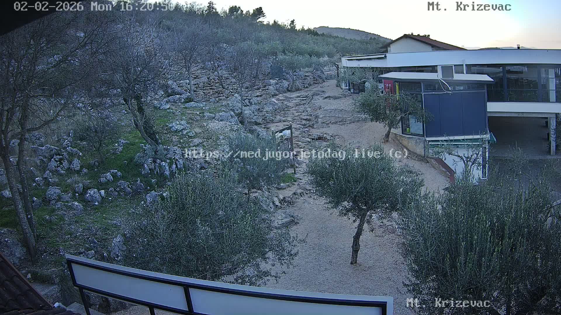 Medjugorje,  Mt. Krizevac Mount Walkway Live Cam - Bijakovici, Citluk, Herzegovina-Neretva, Federation of Bosnia and Herzegovina, Bosnia and Herzegovina
