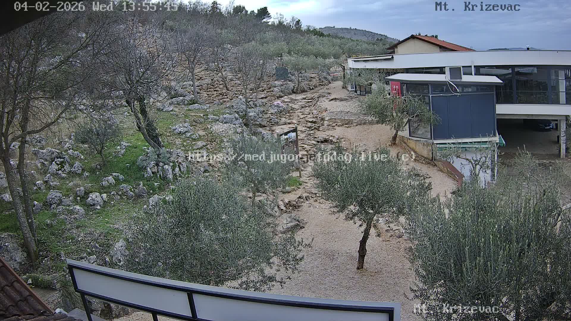 Medjugorje,  Mt. Krizevac Mount Walkway Live Cam - Bijakovici, Citluk, Herzegovina-Neretva, Federation of Bosnia and Herzegovina, Bosnia and Herzegovina