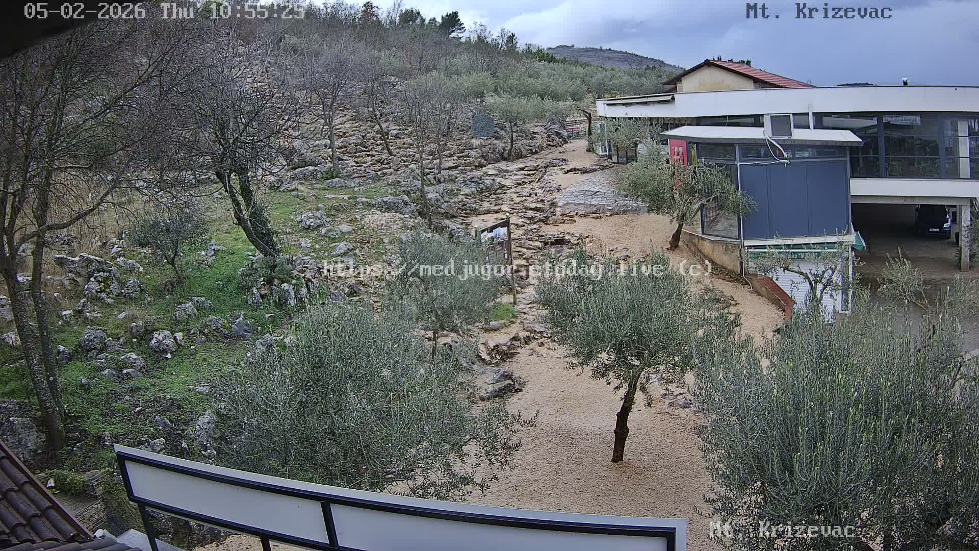 Medjugorje,  Mt. Krizevac Mount Walkway Live Cam - Bijakovici, Citluk, Herzegovina-Neretva, Federation of Bosnia and Herzegovina, Bosnia and Herzegovina