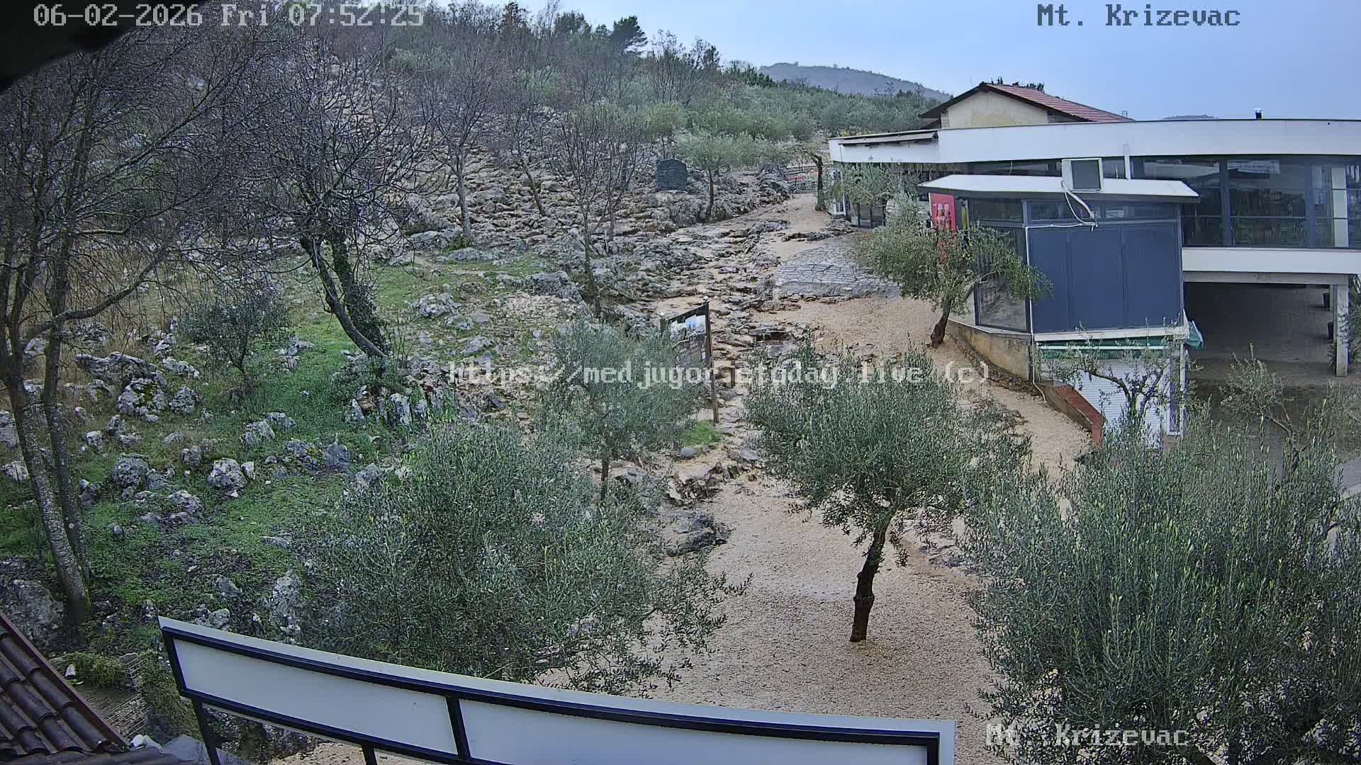 Medjugorje,  Mt. Krizevac Mount Walkway Live Cam - Bijakovici, Citluk, Herzegovina-Neretva, Federation of Bosnia and Herzegovina, Bosnia and Herzegovina
