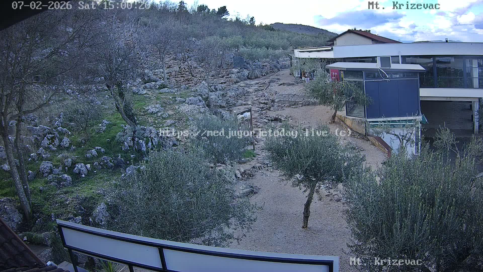 Medjugorje,  Mt. Krizevac Mount Walkway Live Cam - Bijakovici, Citluk, Herzegovina-Neretva, Federation of Bosnia and Herzegovina, Bosnia and Herzegovina