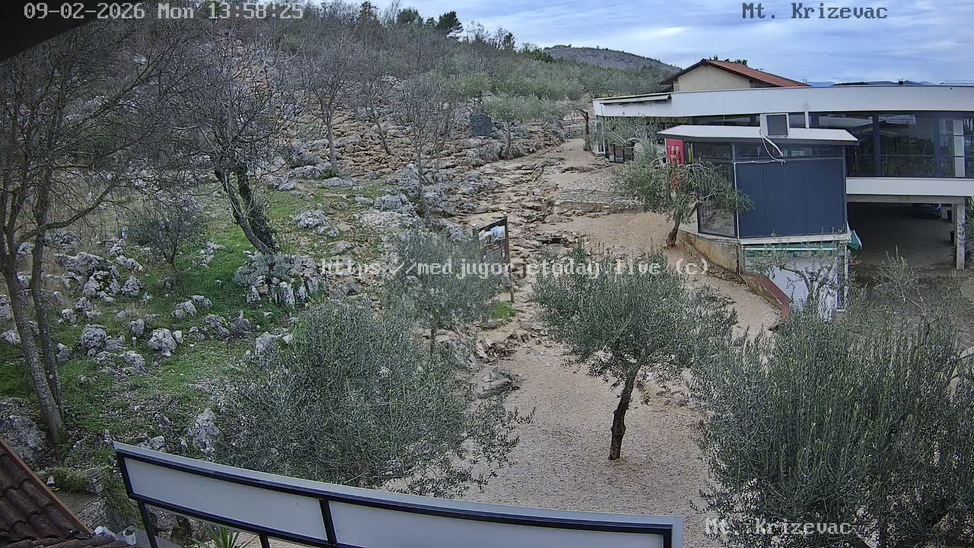 Medjugorje,  Mt. Krizevac Mount Walkway Live Cam - Bijakovici, Citluk, Herzegovina-Neretva, Federation of Bosnia and Herzegovina, Bosnia and Herzegovina