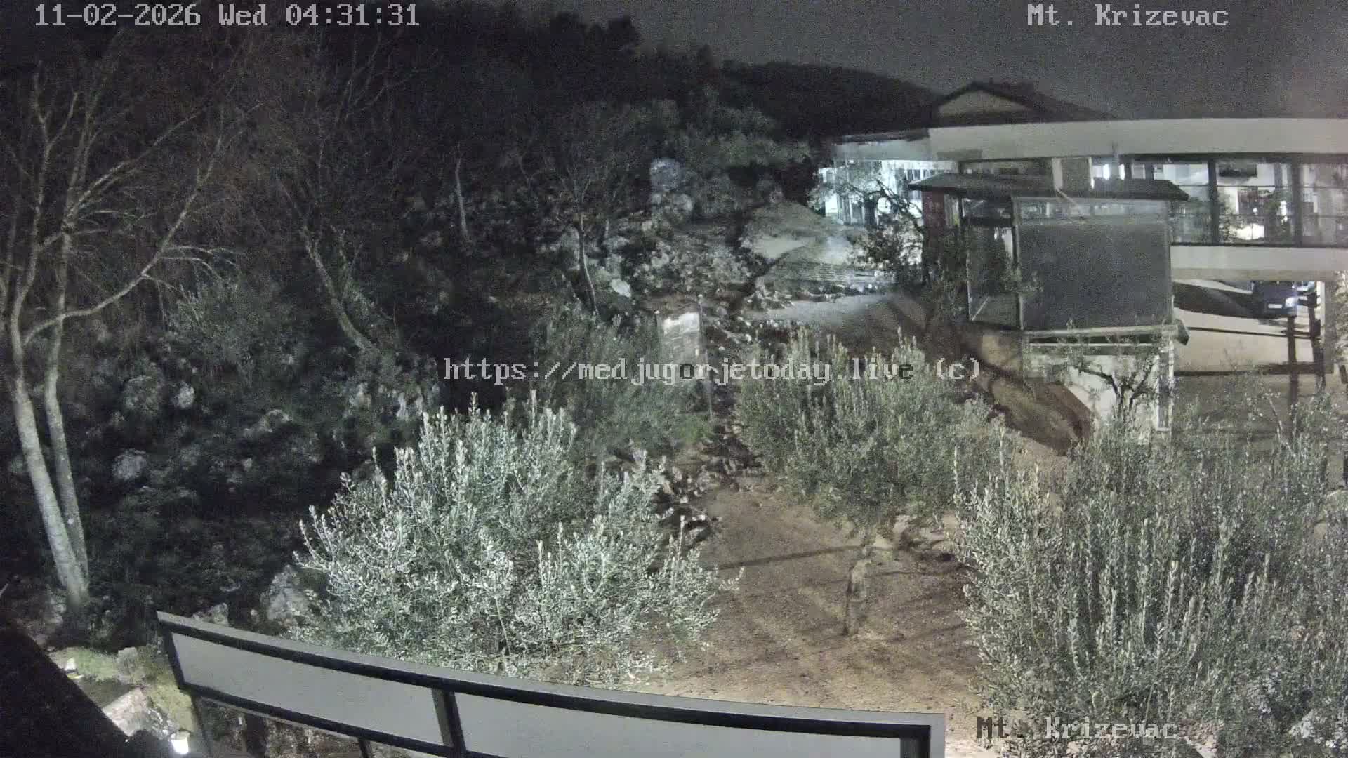 Medjugorje,  Mt. Krizevac Mount Walkway Live Cam - Bijakovici, Citluk, Herzegovina-Neretva, Federation of Bosnia and Herzegovina, Bosnia and Herzegovina