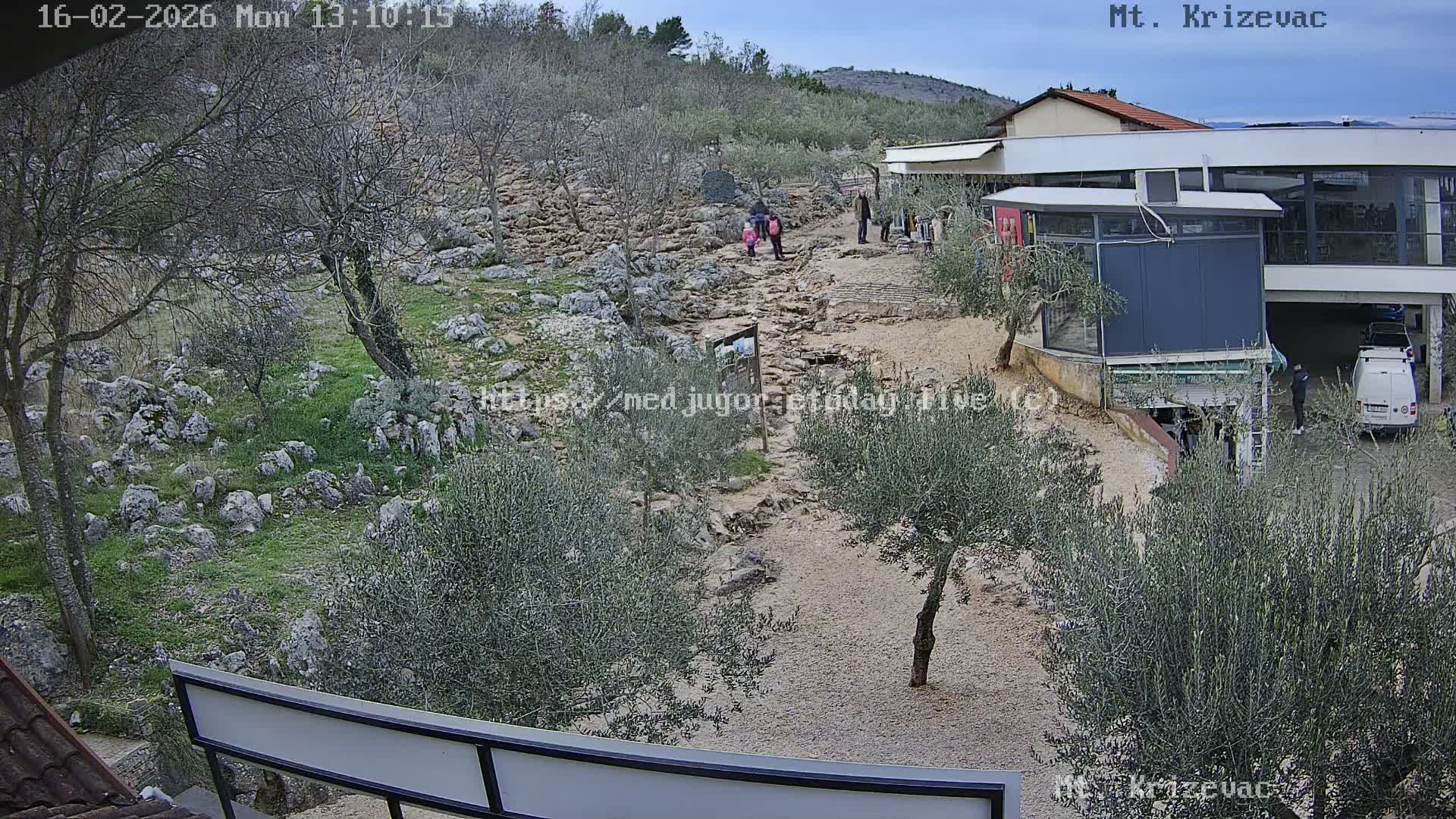 Medjugorje,  Mt. Krizevac Mount Walkway Live Cam - Bijakovici, Citluk, Herzegovina-Neretva, Federation of Bosnia and Herzegovina, Bosnia and Herzegovina