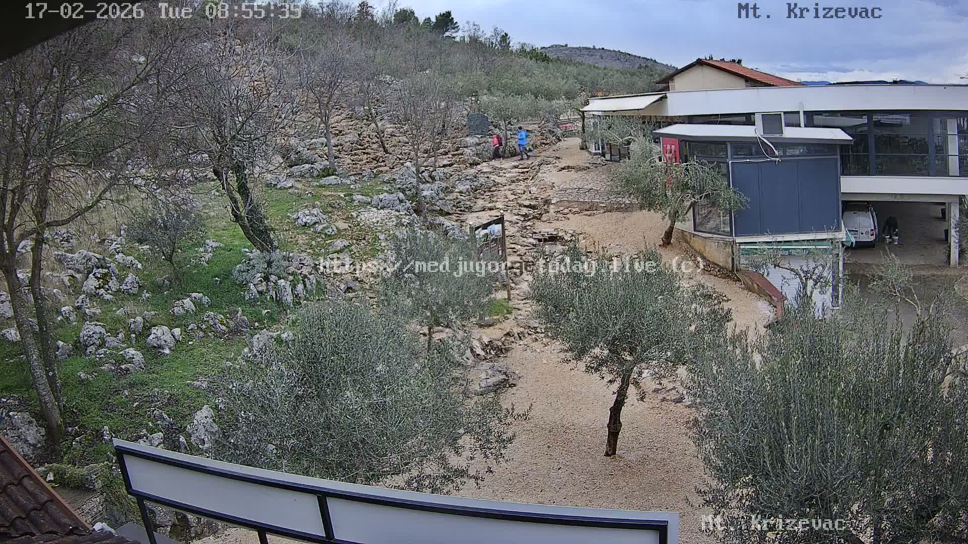 Medjugorje,  Mt. Krizevac Mount Walkway Live Cam - Bijakovici, Citluk, Herzegovina-Neretva, Federation of Bosnia and Herzegovina, Bosnia and Herzegovina