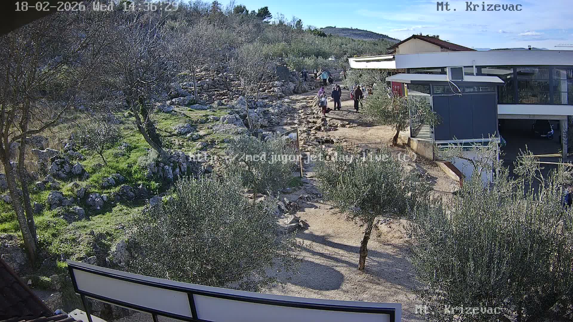 Medjugorje,  Mt. Krizevac Mount Walkway Live Cam - Bijakovici, Citluk, Herzegovina-Neretva, Federation of Bosnia and Herzegovina, Bosnia and Herzegovina