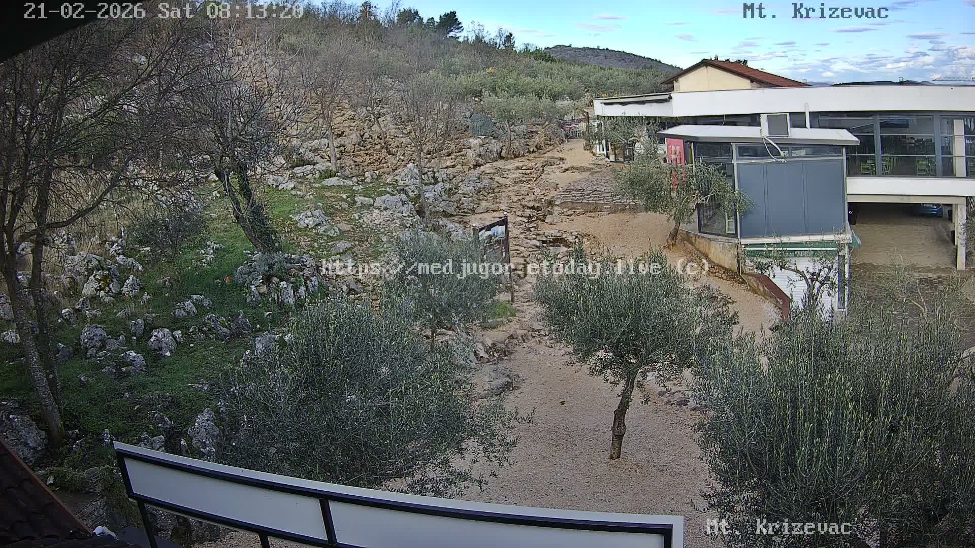 Medjugorje,  Mt. Krizevac Mount Walkway Live Cam - Bijakovici, Citluk, Herzegovina-Neretva, Federation of Bosnia and Herzegovina, Bosnia and Herzegovina