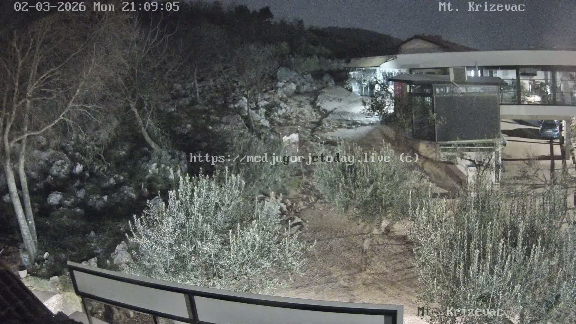 Medjugorje,  Mt. Krizevac Mount Walkway Live Cam - Bijakovici, Citluk, Herzegovina-Neretva, Federation of Bosnia and Herzegovina, Bosnia and Herzegovina