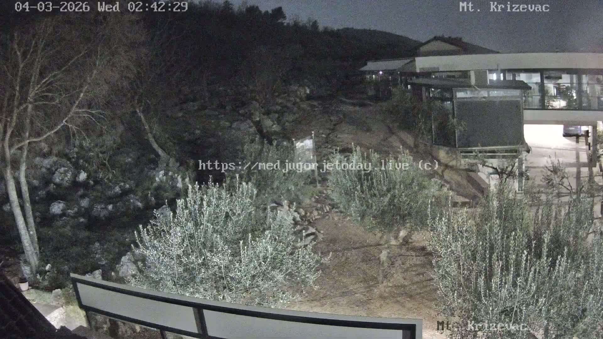 Medjugorje,  Mt. Krizevac Mount Walkway Live Cam - Bijakovici, Citluk, Herzegovina-Neretva, Federation of Bosnia and Herzegovina, Bosnia and Herzegovina