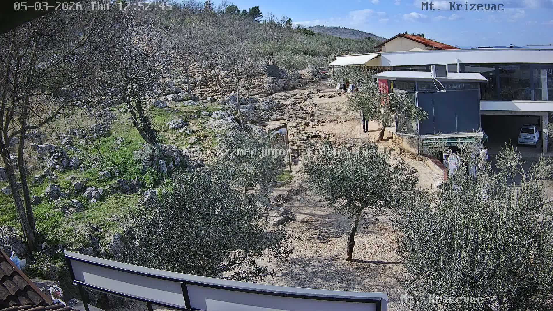 Medjugorje,  Mt. Krizevac Mount Walkway Live Cam - Bijakovici, Citluk, Herzegovina-Neretva, Federation of Bosnia and Herzegovina, Bosnia and Herzegovina
