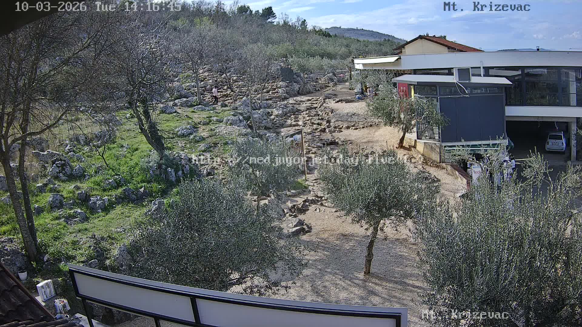 Medjugorje,  Mt. Krizevac Mount Walkway Live Cam - Bijakovici, Citluk, Herzegovina-Neretva, Federation of Bosnia and Herzegovina, Bosnia and Herzegovina
